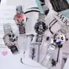 Children's Watch Disney Mickey Minnie Cute Boy Girl Cartoon Mickey Mouse Stainless Steel Waterproof Quartz Watch Birthday Gifts 1