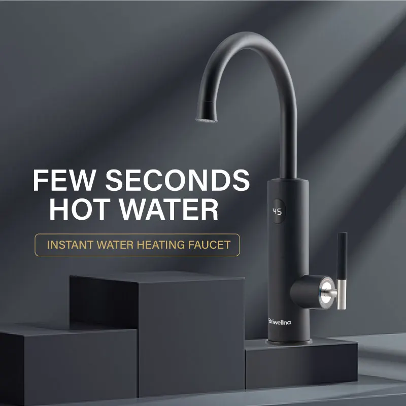 Description Picture 3 of itemBriwellna Electric Water Heater 220V Flowing Heater Kitchen Faucet 2 in 1 Tap Tankless Water Heating Mixer Electric Geyser