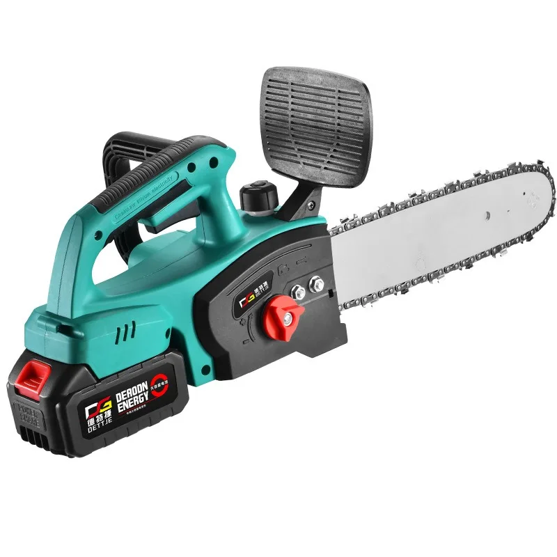 Portable 12-inch Cordless Chainsaw Outdoor Felling Saw Electric Brushless High-power Single-handed Chainsaw Pruning Machine 5