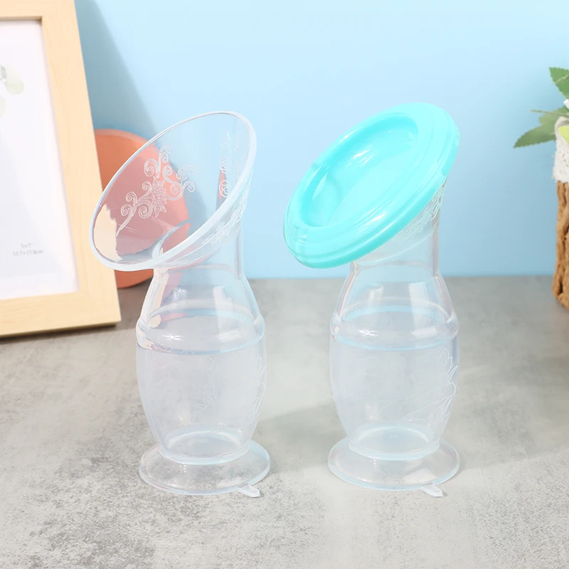 Silicone Breast Pump 1PC Baby Feeding Manual Breast Pump Collector Correction Milk Pumps