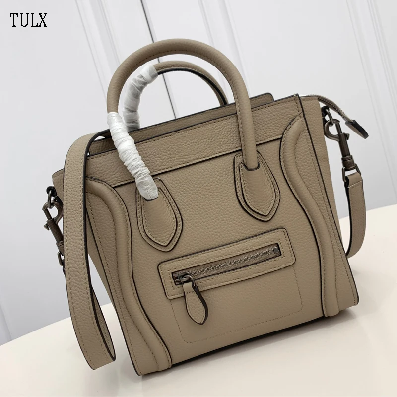 

Woman Handbag Fashion Elegant All-Match Female Crossbody Bag Simple Solid Color PU Leather Office Lady Satchel Shoulder Bags