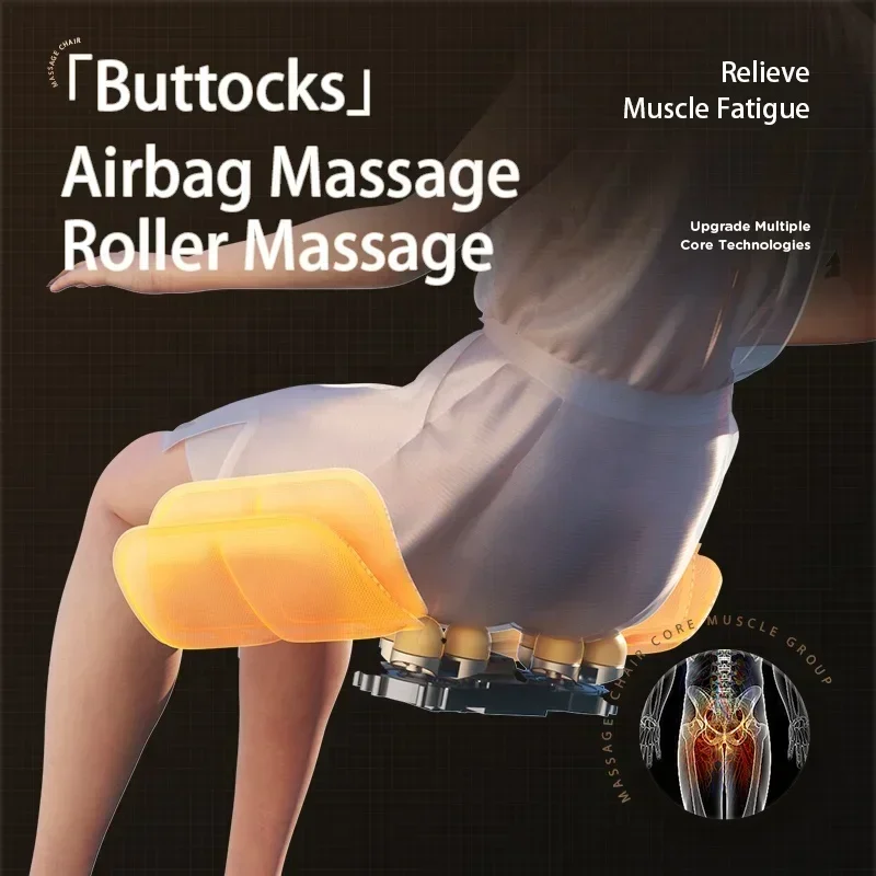 Massage Chair Electric Heating Kneading Luxury Zero Gravity Recliner HiFi Music Airbag full body 5