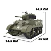 American Stuart M5a1 Military Simulation 360-Degree Rotating Smoking Electric Remote Control Tank G2080 Model Children'S Toy 6