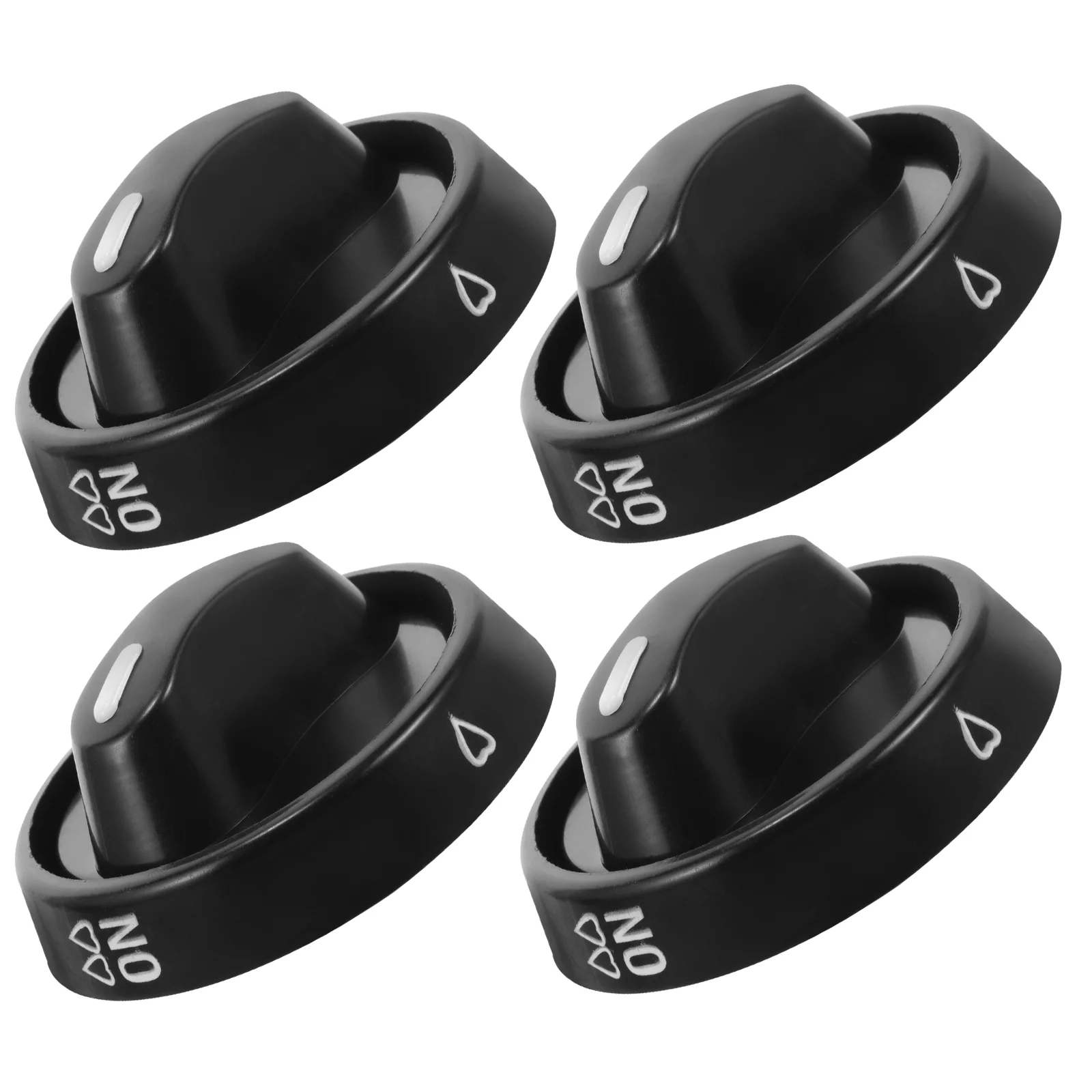 

4 Pcs Gas Stove Knob Replacement Knobs Universal Plastic Cooking for Control