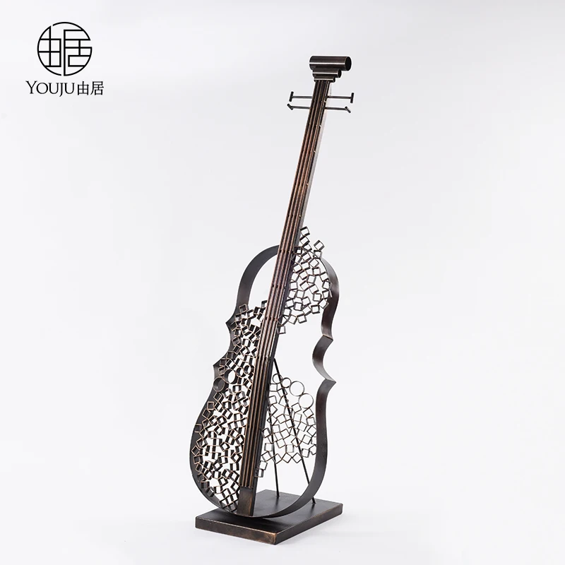 

Современное роскошное украшение для скрипки, большая напольная скульптура, искусство, украшение для отеля, ресторана, виллы, клуба, выставочного зала