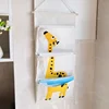 3 Large Pockets Cartoon Animal Wardrobe Storage Hanging Bag Sundries Jewelry Organizer Box Wall Pouch Cosmetics Toys Bag 3