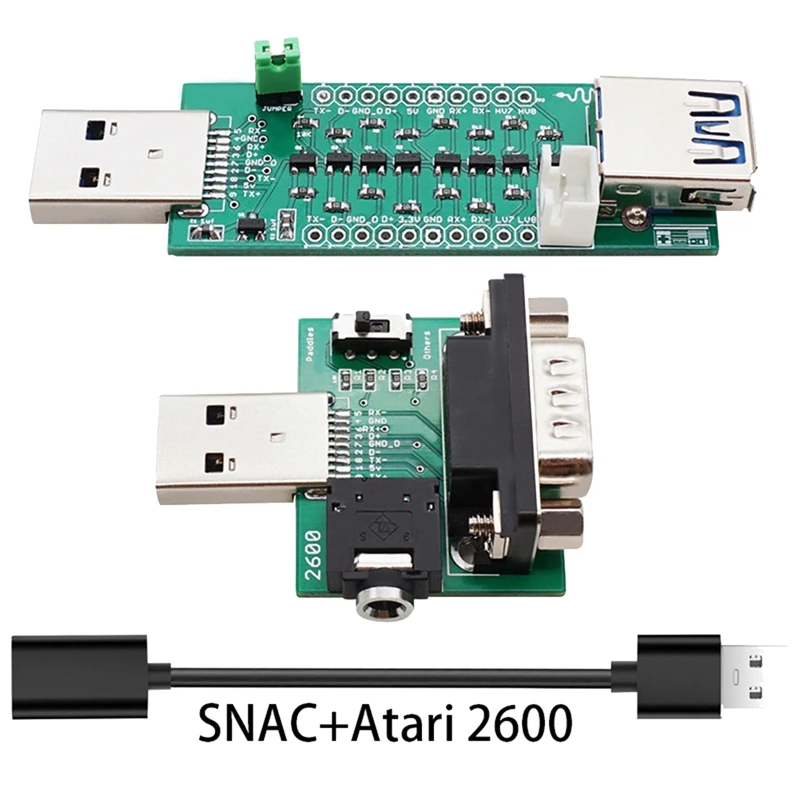 Adattatore Usb 3.0 Snac + Atari 2600 Per Mister Game Controller Kit Di Accessori Per Trasportatori Per De10Nano Mister Fpga Mister Io Board