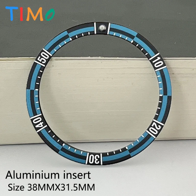 Premium 38x31.5mm Aluminum Bezel Insert