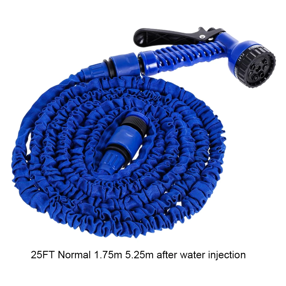 25FT-200FT Expandable Water Hose Extensible Hose Watering Pipe