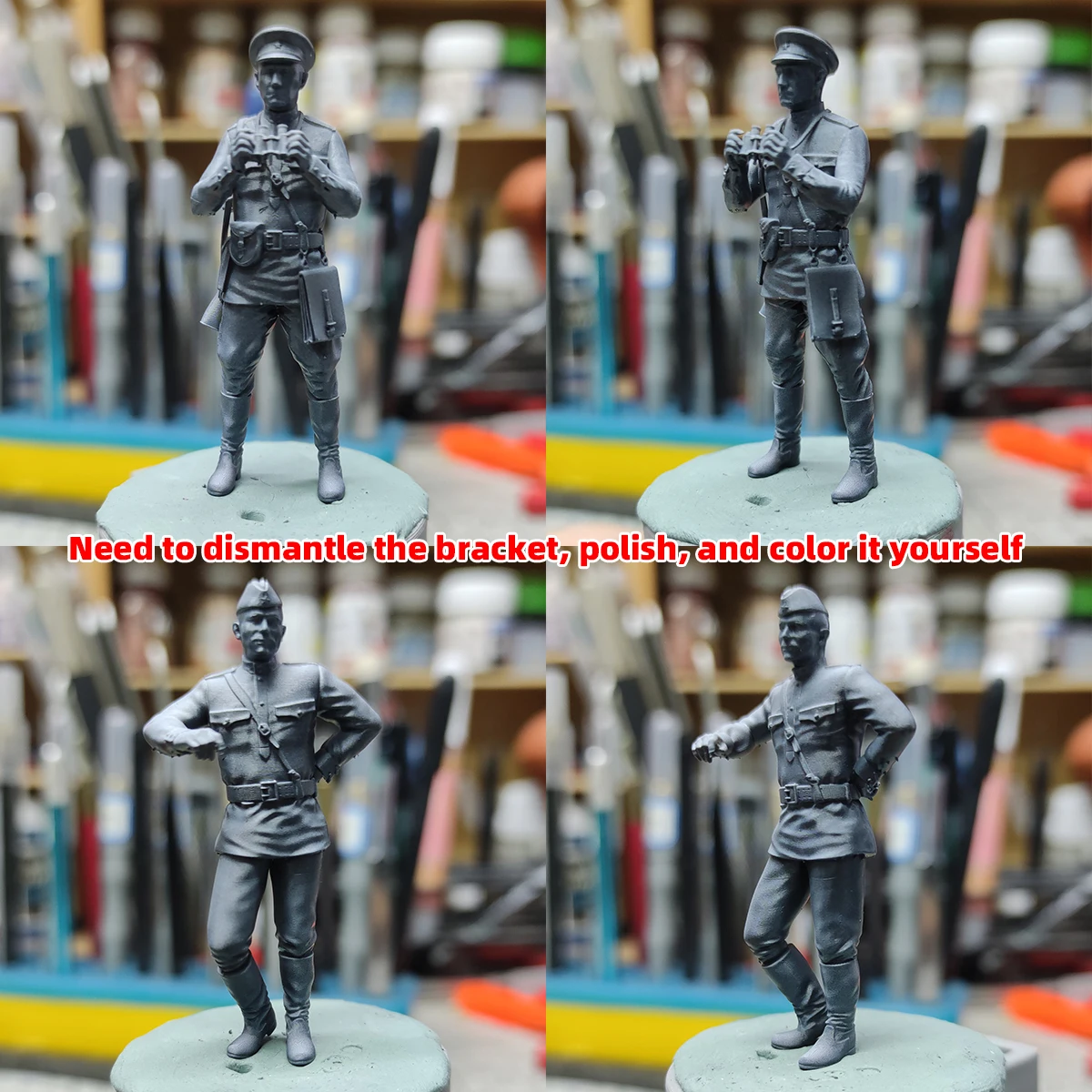 소련군 휴식군인 군대 팀 군인 세트 조립 플라스틱 군사 모형 키트 1/72 1/35 1/48