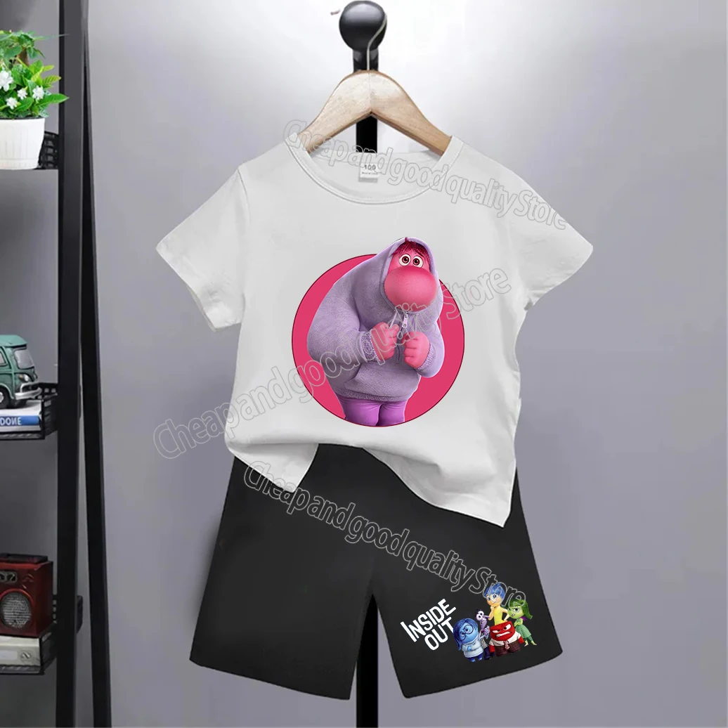 thumbnail image 1 of Disney-Conjunto de camiseta de algodón para niño y niña, ropa deportiva para niño y niña, camisetas de cómic, ropa informal para bebé, regalo, 1 of 5