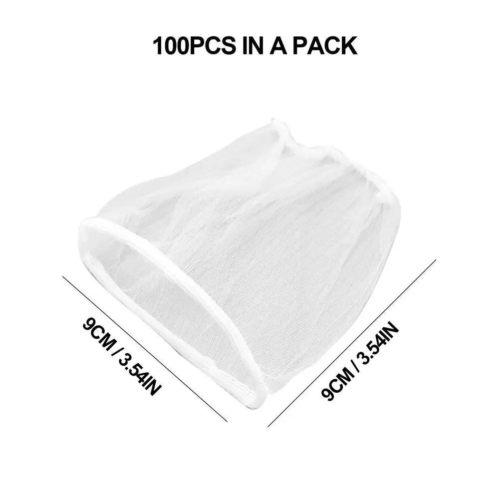 100pcs Disposable Kitchen Sink Filters Sewer Drain Anti-blocking Garbage Bag Pool Leak Mesh Bag Mesh Strainer Sink Garbage Net