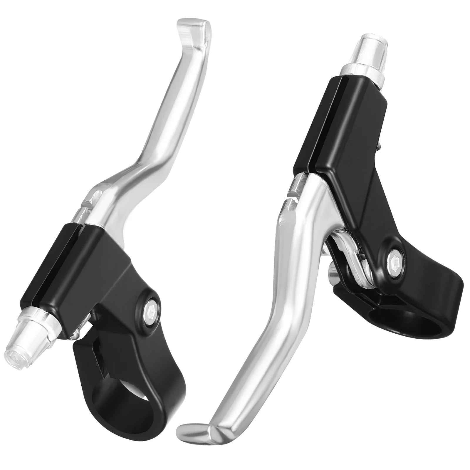 

2 Pcs Cycling Bike Brakes Accessory Bicycle Metal Bicycles Aluminum Alloy Lever
