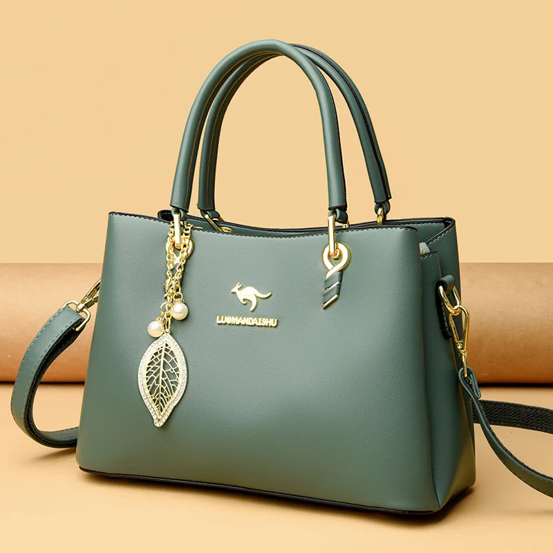 Sac Fourre-tout Design Vintage à Serrure – Femme – Simili Cuir – Polyvalent