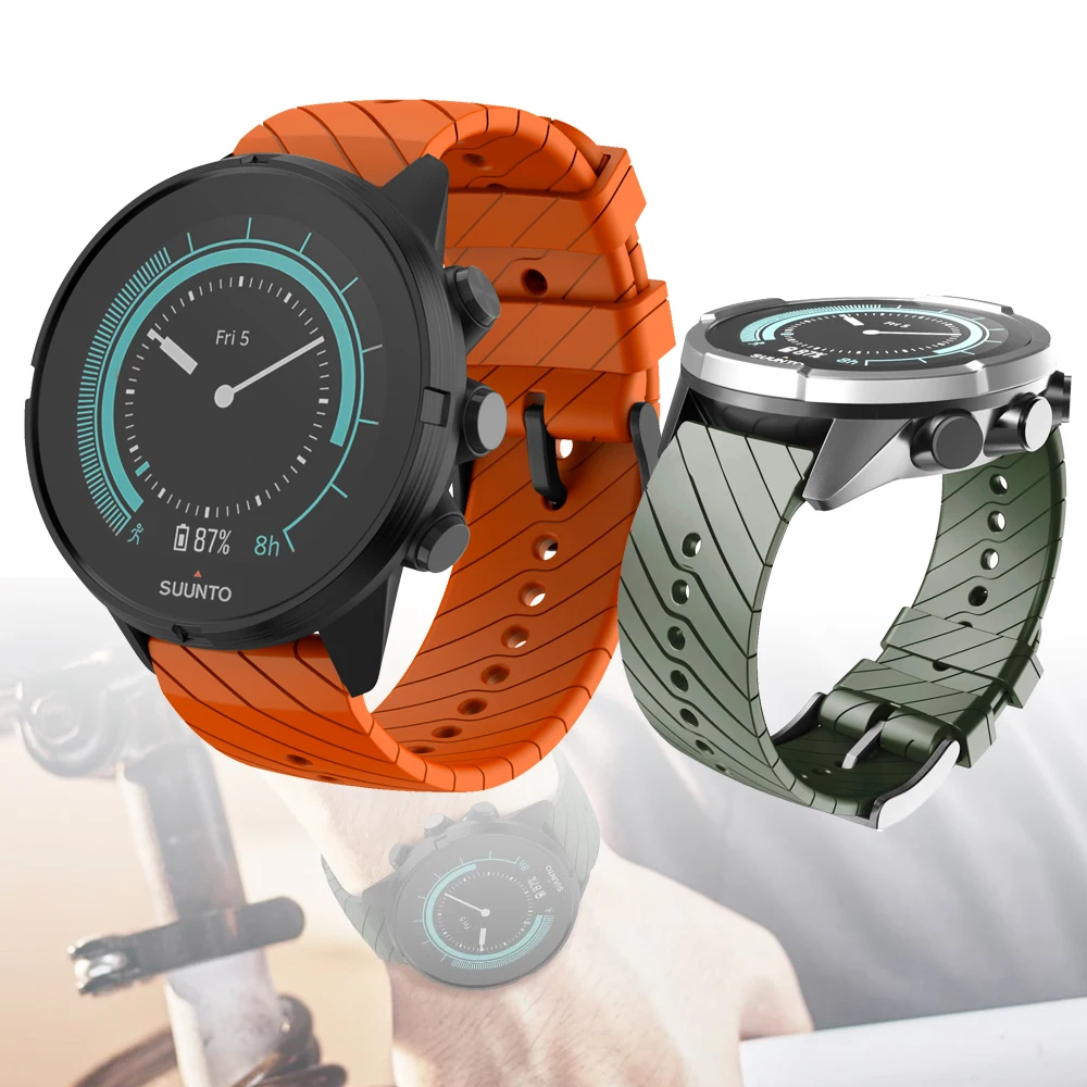 Ремешок силиконовый для фитнес-браслета SUUNTO 3 2/42 мм |