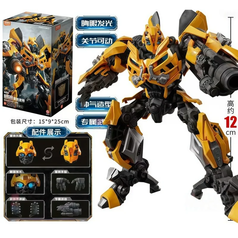 Blokees Transformers Beyond Series LED Sentinel Prime Blitzwing Action Figure Collectible Ornament Toy Gift