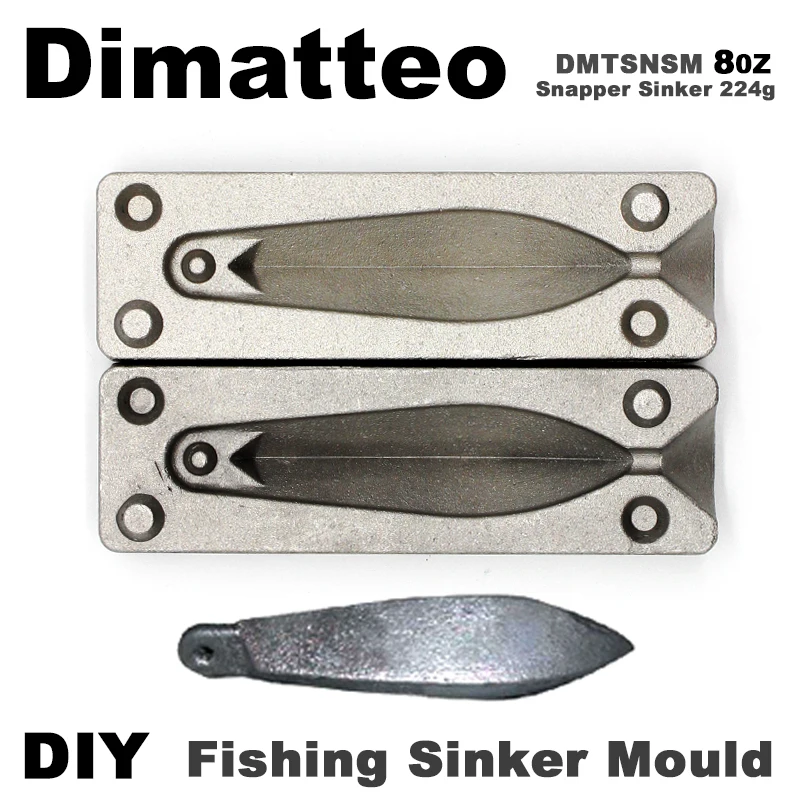 Dimatteo DIY Fishing Snapper Sinker Mould DMTSNSM/8oz Snapper