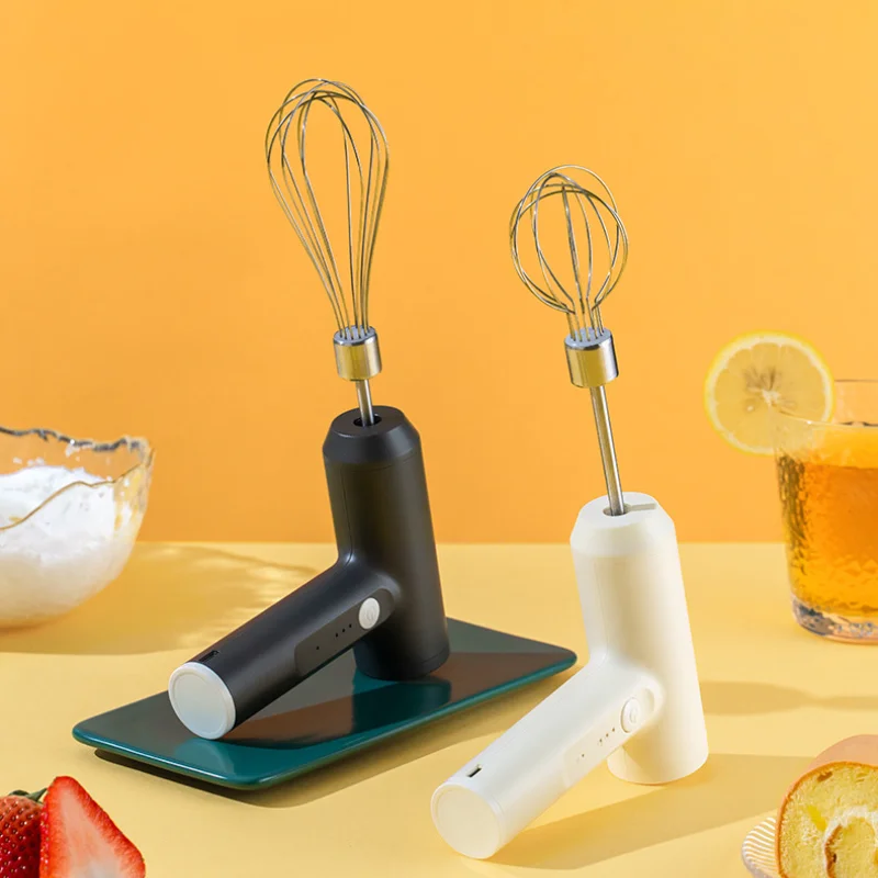 Electric Foamer Mixer Whisk Beater Stirrer 3-Speeds Coffee Milk Drink Frother USB Rechargeable Handheld Food Blender Whisk milk frother electric food mixer
