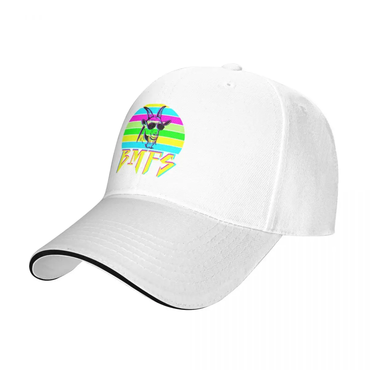 

Бейсболка BMFS в стиле 80-х неоновый закат Коза Рождественская шапка жесткая шляпа Солнцезащитная шапка для детей женские кепки Мужская