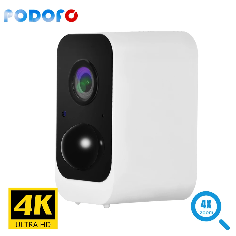 

Tuya HD 1080P WIFI Battery Camera Rechargeable Outdoor Two-Way Audio IP65 Weatherproof Security Wireless IP Camera PIR Motion