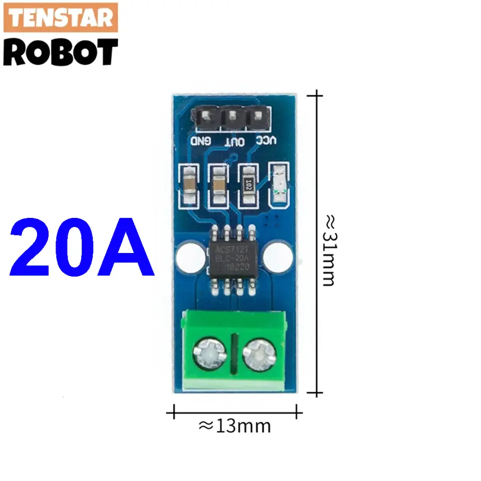 ACS712 5A 20A 30A Range Hall Current Sensor Module ACS712-30A ACS712-20A image 9