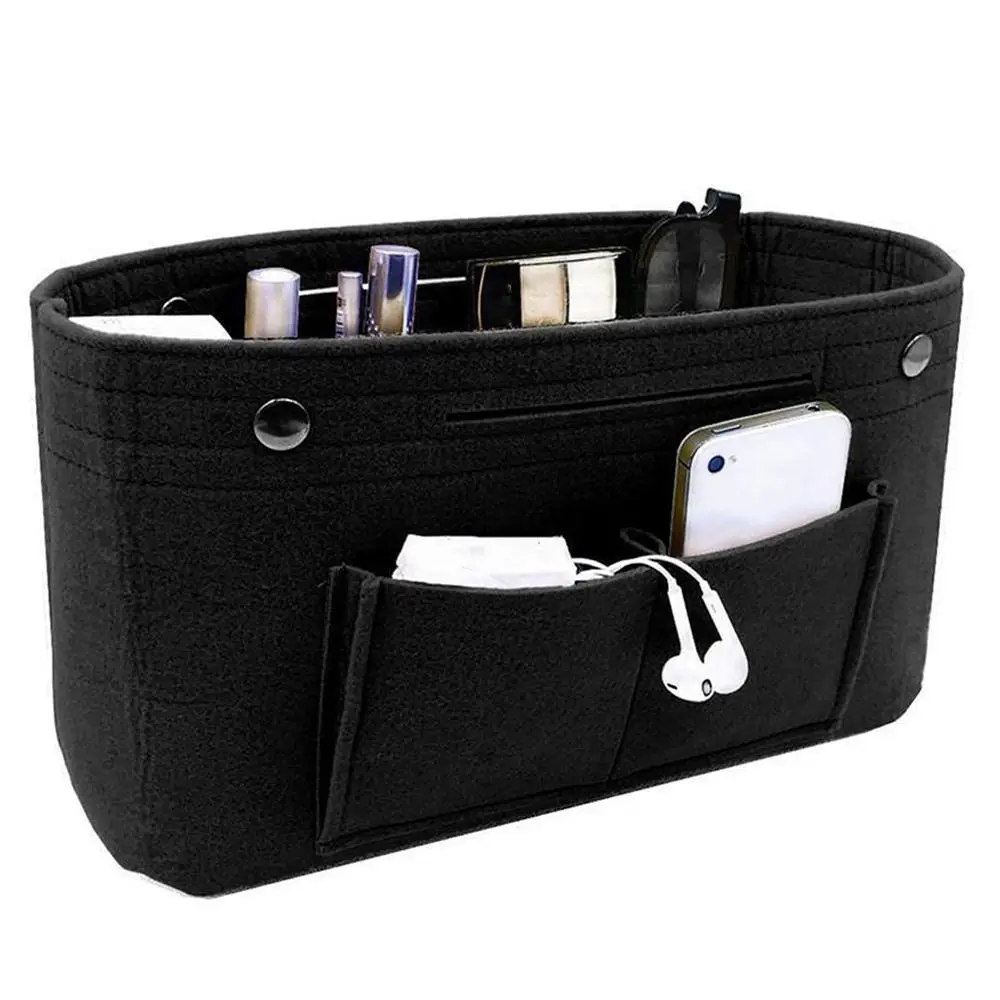 Felt Handbag Travel Organizer Insert