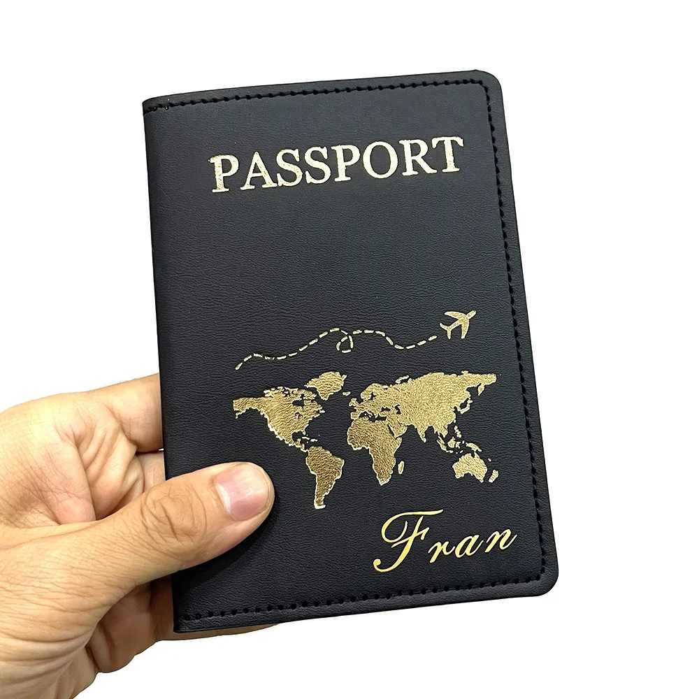 Chic Personalized Engraved Passport Holder