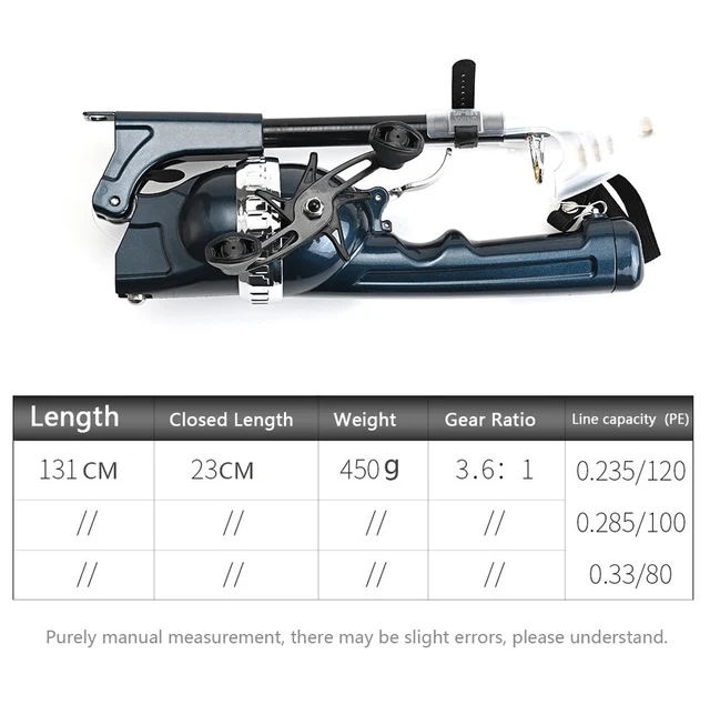 Portable Folding Fishing Rod Combo 2