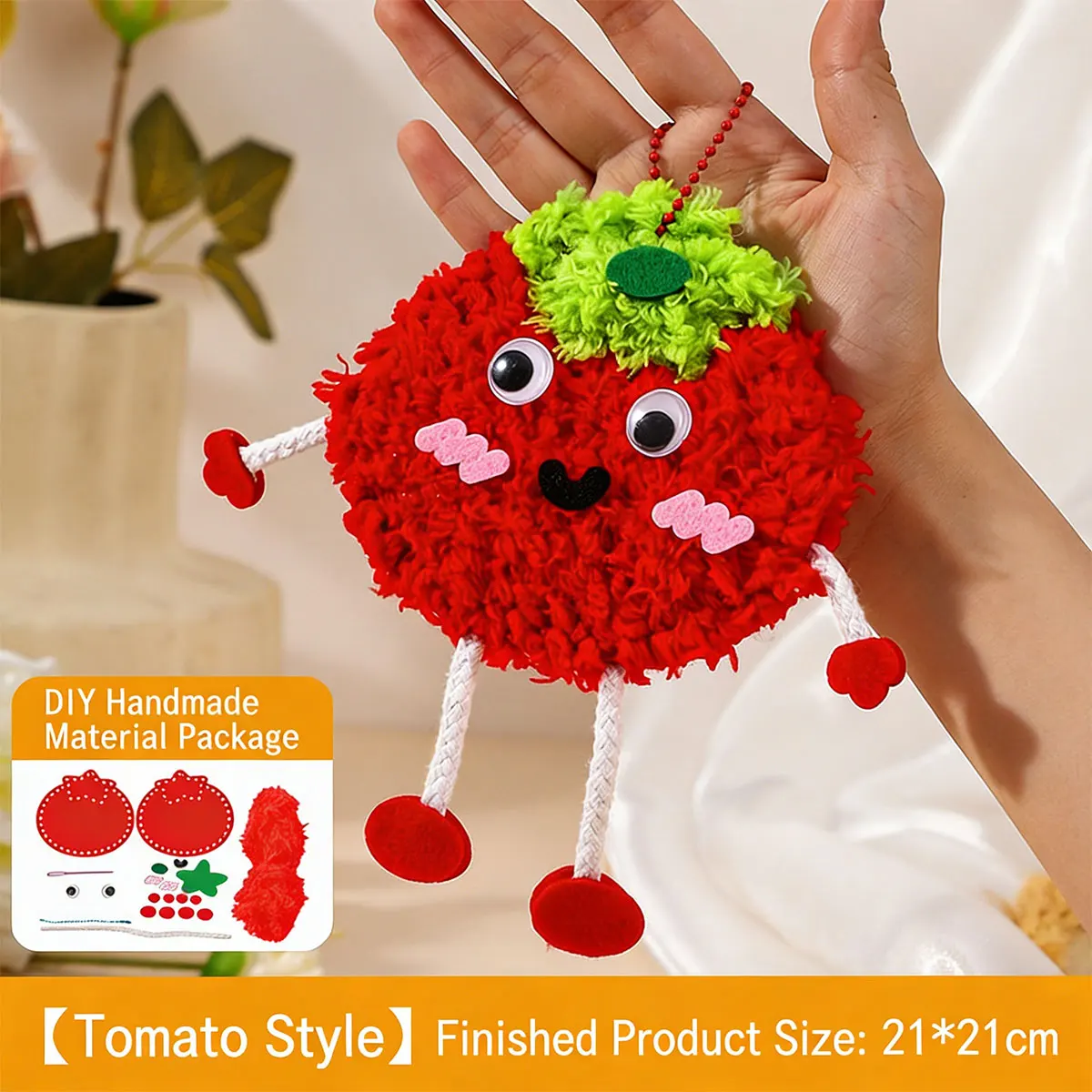 Beginner's DIY Sewing Kit: Create Adorable Felt Crafts and Pendant Charms