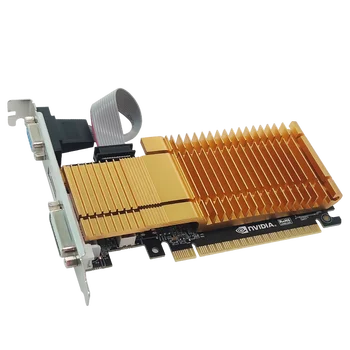 ASL NVIDIA GeForce GT 710 2GB DDR3 64 비트 PCI Express 2.0, HDMI 호환 DVI VGA 비디오 카드, 데스크탑 PC용 그래픽 카드