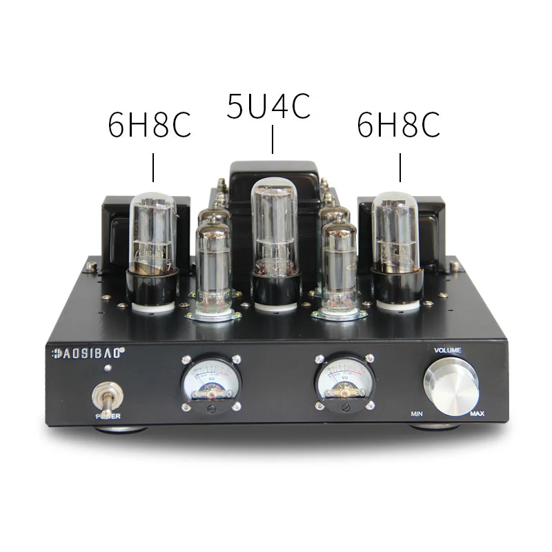 Audiophile 6P1 Tube Power Amplifier Class A Single-ended Parallel High-power HIFI Power Amplifier Retro Tube Power Amplifier 