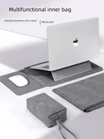 Laptop Sleeve Case 13 14 15 15.6 16Inch For Huawei HP DELL Bag For Macbook Air Pro 13 13.6 M4 Notebook Case with stand Men Women - Image 2