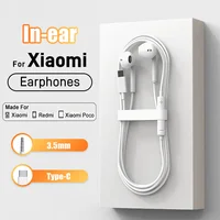 Type C Wired Headphones For Xiaomi 14 13 12 11 Pro Ultra Lite 3.5MM Earphone For Redmi POCO Huawei Samsung Phone Earbuds Headset 1