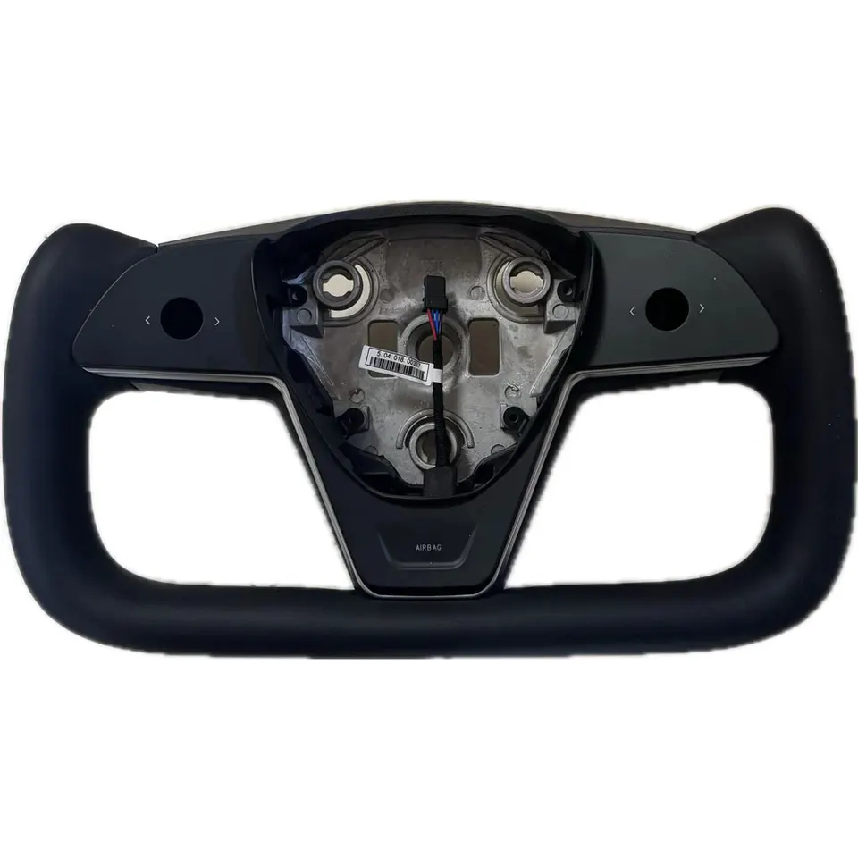 【値下】Tesla ステアリングホイール 本体 テスラモデル3、y、s、x、同じ、新しいタイプの革製ステアリング