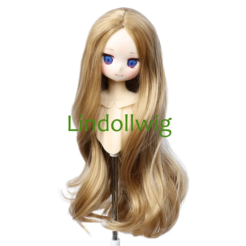 1/3 BJD Perücke Pullip Dal DD SD Dollfie Puppe Perücke 8-9 Zoll lange lockige mittlere Perücke Kollektion Haar – Detail 3