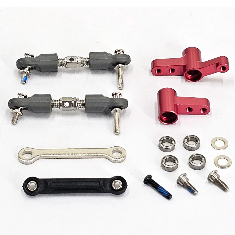 Replacement Suspension Arms with Brushless Motor ESC Servo Shocks and Transmission Differential Gear Spare Part