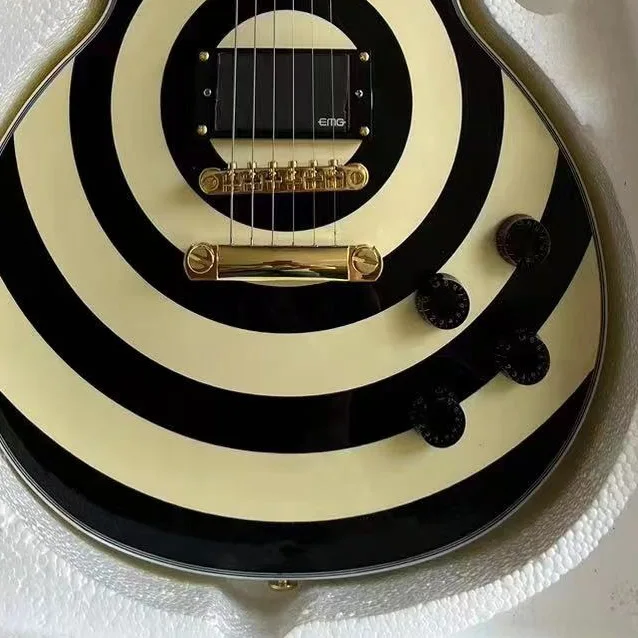 Electric guitar, factory customized, made of maple and peach blossom wood, multiple colors, in stock, fast and GH