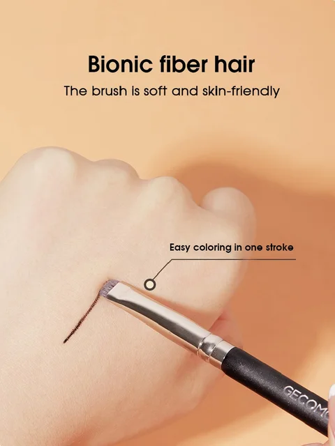 Eyeliner brush eyebrow brush do not eat powder easy overhand blade flat head brush circular arc brush eye repair makeup brush 2