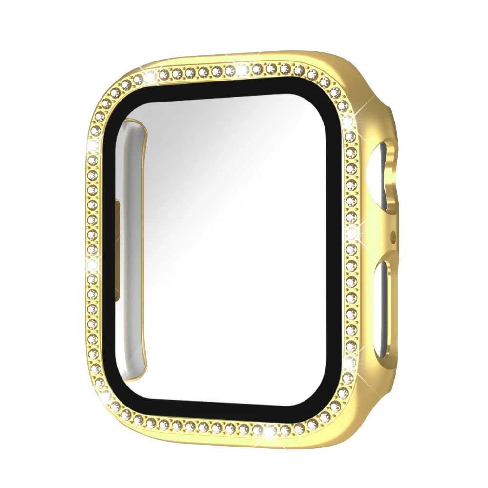 Luxury Bling Bumper Protector with Diamond Glass Cover