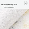 Nordic Fluffy Plush Carpets for Living Room Light Luxury Zebra Pattern Bedroom Decor Carpet Home Large Area Anti-Slip Lounge Rug 5