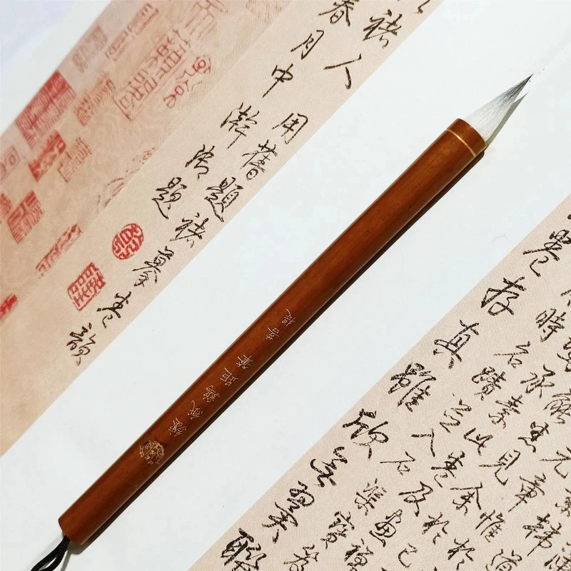웨이즐 양모 닭 깃털 붓 일반 서예 러닝 캘리그래피 붓 중국화 수채화 색칠 펜