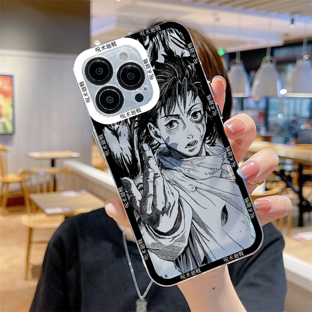 Anime Jujutsu Kaisen Clear Soft TPU Phone Case