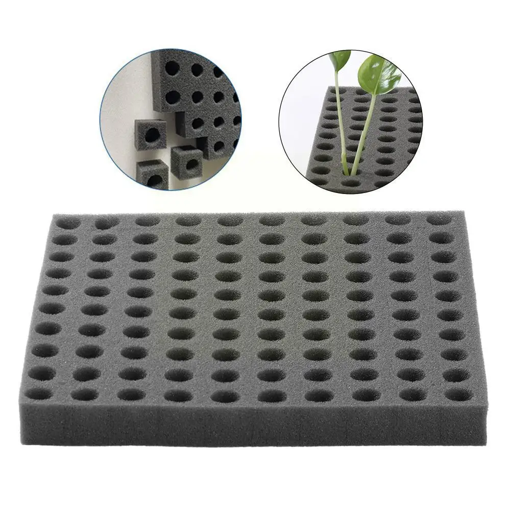 100 PCS Seedling Sponge Soilless Medium for Hydroponics hydroponic grow media cubes soilless planting substrate