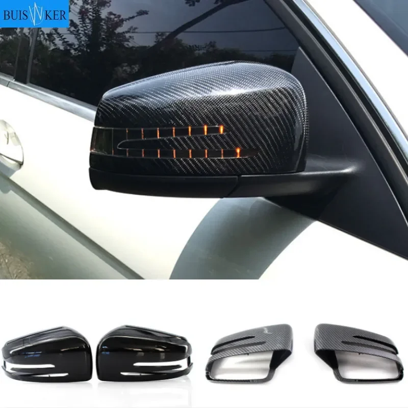 

Для Mercedes-Benz A, B, C, E, S, CLA GLA GLK класс W176 W246 W204 W212 W221 C177 X204 X156 углеродного волокна накладка на зеркало заднего вида автомобиля