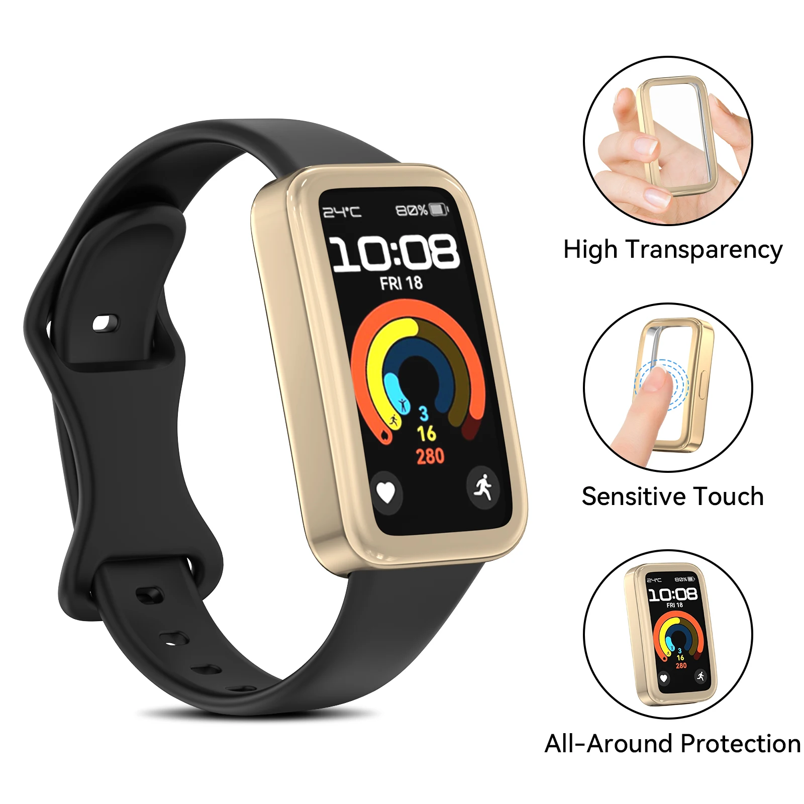 Waterproof Shockproof TPU Protective Case Cover