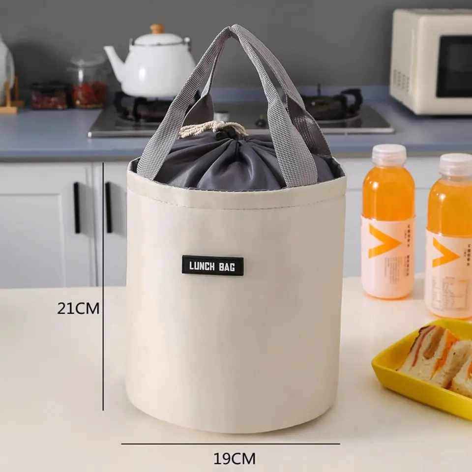 BRYN Borsa Termica Porta Pranzo, 7.9L Borsa Frigo Piccola Pranzo Ufficio, Borsa Pranzo per Lavoro, Scuola, Viaggio, Campeggio, Picnic, Mare(Rosa