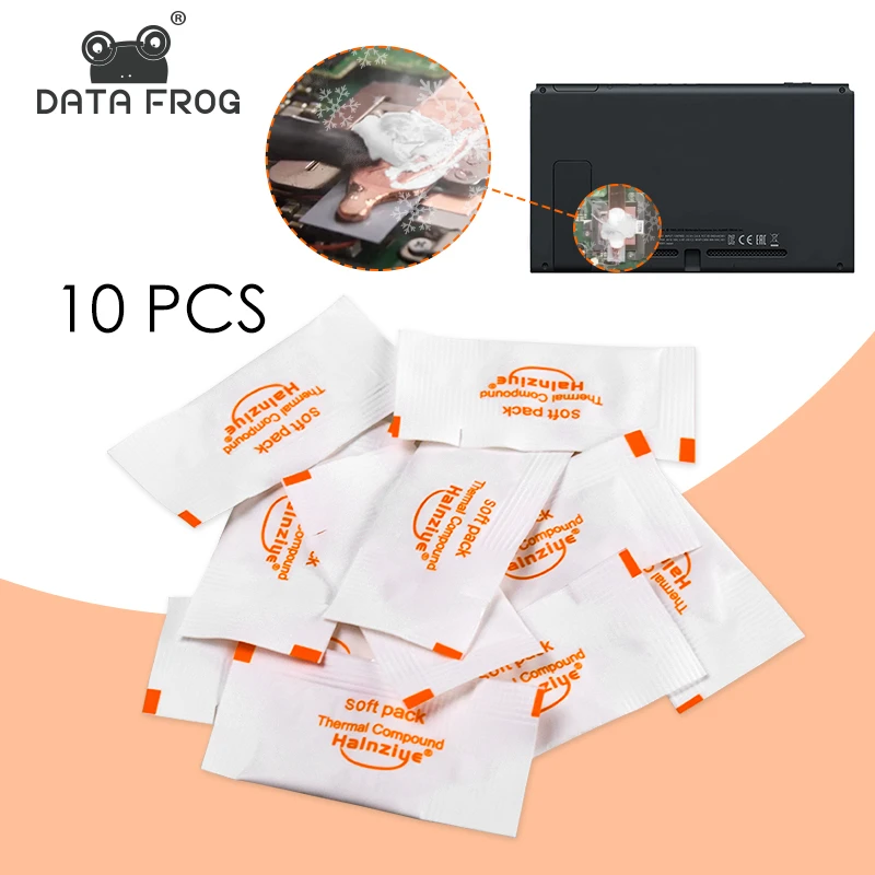 Data Frog 10pcs Thermal Grease Compatible Nintendo Switch Main Board