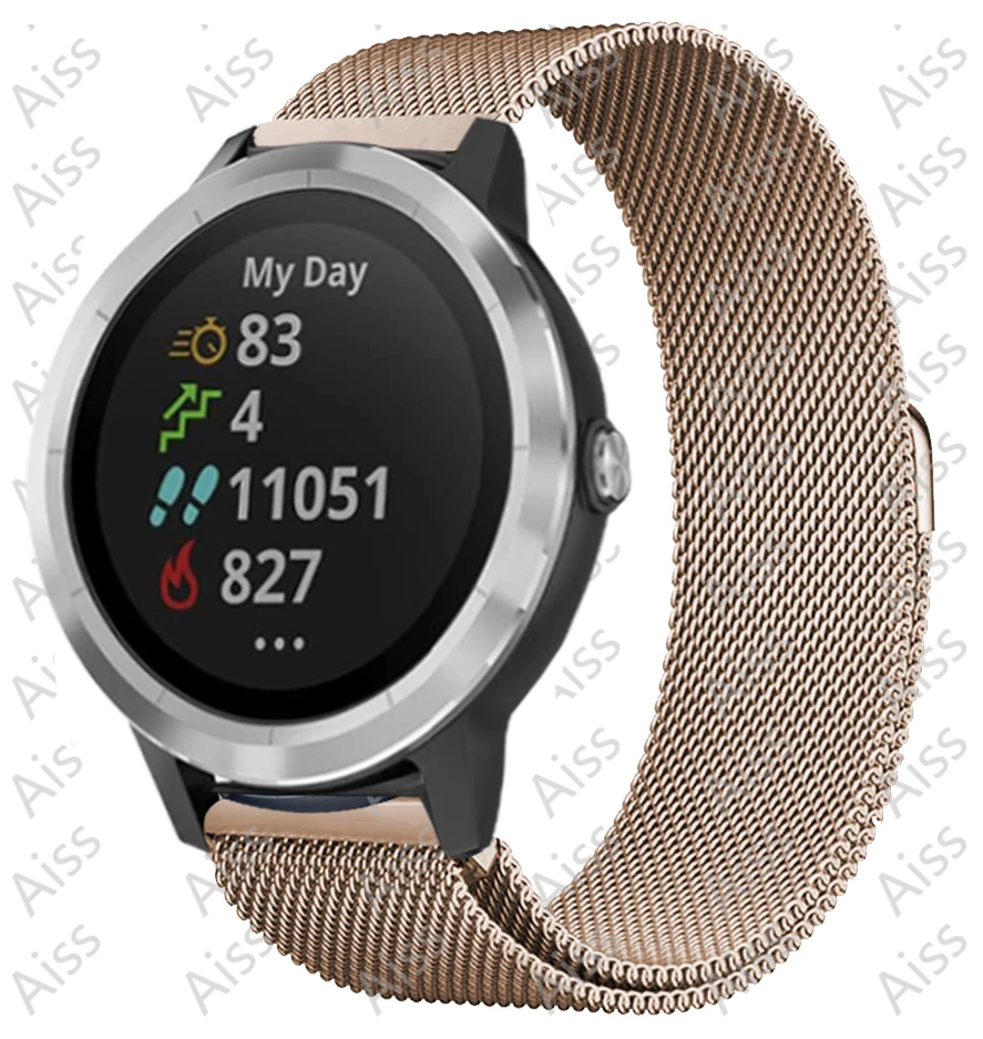 Milanese Loop Smartwatch Wristband Bracelet - 20mm/22mm Strap