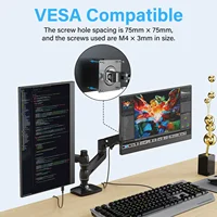 Amoudo 15.6 Inch Portable Monitor 1920x1080P  Extend Display IPS LCD Panel Penhole Stand VESA USBC Mini HDMI Mobile Display 4