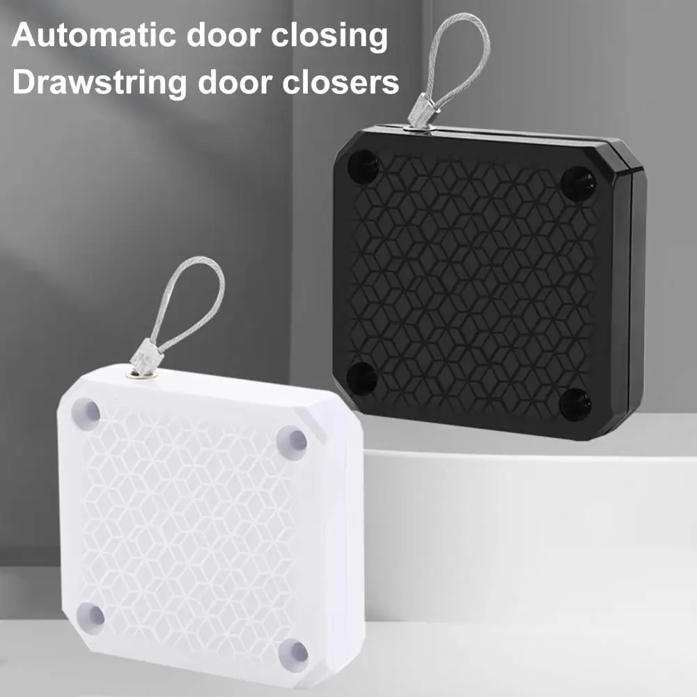 1 Set Door Automatic Closer Strong Drawers Drawstring Door Closer Bracket Anti-corrosion Sensor